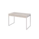 Ver imagem 1 de Mesa Office 120x60x75cm C/02 Gavetas Kuadra Snow - Est.branca