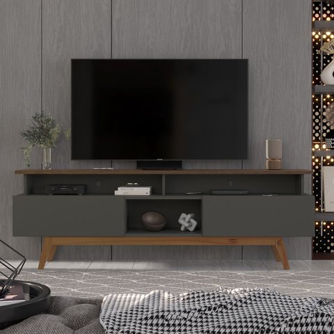 Rack para Tv até 70 Polegadas 2 Gavetas Grécia 180cm