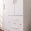 Ver imagem 4 de Roupeiro para Quarto Infantil Gael 4 Portas 2 Gavetas Mobilihouse
