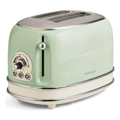 Torradeira Elétrica 155 Vintage Verde 6 Níveis 750W 220V com Ejeção Automática Ariete