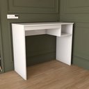 Ver imagem 1 de Mesa Escrivaninha Lugano 1 Nicho Branco - Panorama Móveis