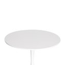 Ver imagem 2 de Mesa Saarinen Tulipa Redonda 120cm Tampo Madeira Branca Sala Cozinha Jantar