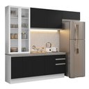 Ver imagem 3 de Armário de Cozinha Completa 270cm Branco/preto Glamy Madesa 16