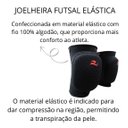 Ver imagem 6 de Joelheira Futsal Profissional Compressão Realtex Elástica - Preto - M