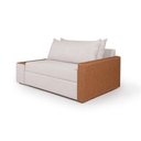 Ver imagem 5 de Sofá Cama Panamá Compose Linho Cinza Claro Império Estofados