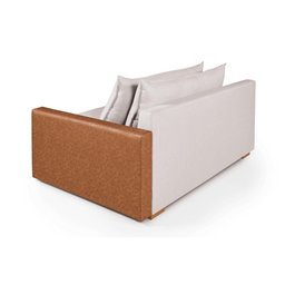 Sofá Cama Panamá Compose Linho Cinza Claro Império Estofados - 7