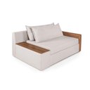 Ver imagem 4 de Sofá Cama Panamá Compose Linho Cinza Claro Império Estofados