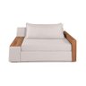 Sofá Cama Panamá Compose Linho Cinza Claro Império Estofados - 3