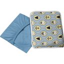 Ver imagem 1 de Jogo de Cama Tecebem Mini Cama Baby Malha Nino 2 Peças Azul