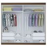 Guarda-Roupa Casal 100% MDF 2 Portas e 4 Gavetas Eco 14 Bom Pastor - 3