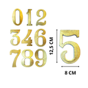 Ver imagem 7 de Caixa Correio Carta Jornal Grade e Embutir Chapa de Aço Preta + Kit 3 Número