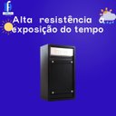 Ver imagem 6 de Caixa Correio Carta Jornal Grade e Embutir Chapa de Aço Preta + Kit 3 Número