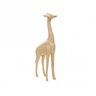 Escultura Decorativa Girafa Bege 30x10x4,5 cm - D'Rossi - 1