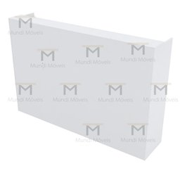 BALCÃO CAIXA ATENDIMENTO COM PORTA M458.B (LOJA, RECEPÇÃO) MUNDI MOVEIS - 4