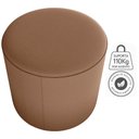 Ver imagem 5 de Puff Redondo Decorativo Copenhage 43 Cm Veludo Inca Ferrugem Milani Store