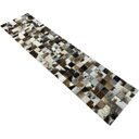 Ver imagem 2 de Tapete Couro Passadeira Marrom Malhado Escuro 0,50x2,00 S/b