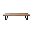 Ver imagem 6 de Mesa Industrial para Jardim Infantil Bernardo 120x70cm com 2 Bancos Industriais Base Preta Preto