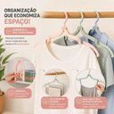 Ver imagem 2 de Kit Cabide Dobrável Portátil 5 Unidades Plástico Resistente para Viagem Dark