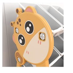 Estante Organizador Infantil Bau de Brinquedos 3 Prateleiras Porta Treco Multiuso Girafa Decorativo - 3