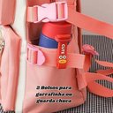 Ver mais imagens de Mochila Grande com Kit Escolar Completo 4 Pçs Viagem Passeio:rosa