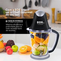 Miniprocessador e Liquidificador EOS EL1Q01 1,5L 450W 220V - 4