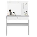 Ver imagem 4 de Penteadeira Cad com Led 2 Gavetas Branco Belufan Móveis