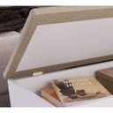 Ver imagem 5 de Sapateira Bau Com Tampo Estofado SP080 Branco Completa Moveis