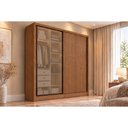 Ver imagem 1 de Guarda Roupa Casal Toledo 2PTS 1VD 3GV Cinamomo N. Horizonte