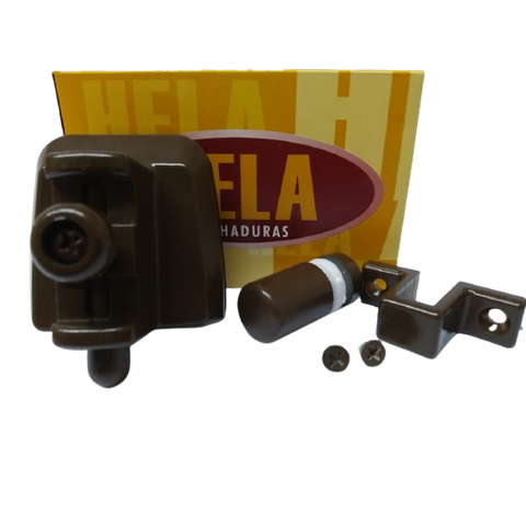 Kit 04 para Montagem de Janela de Correr 2 Folhas Marrom