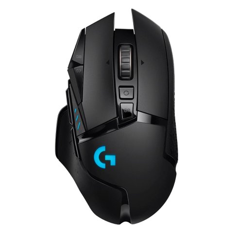 Mouse Gamer Sem Fio Logitech G502 Lightsync - 25600dpi - 11 Botões - RGB Lightsync - Peso ajustá