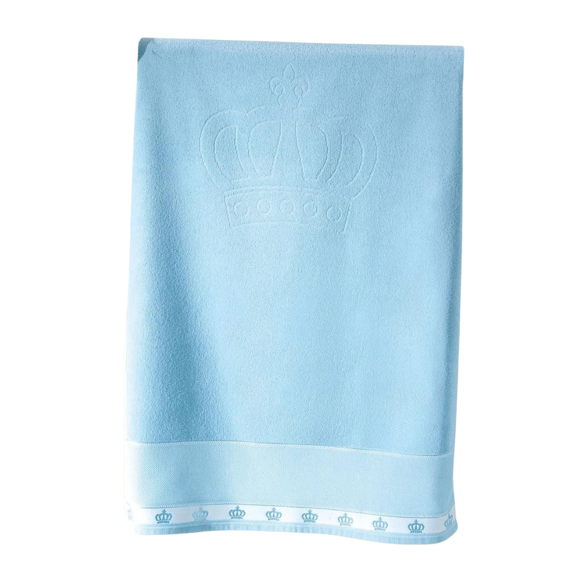 Toalha Banho Dohler Jacquard para Bordar Baby Classic Coroa:azul - 2