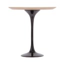 Ver imagem 2 de Mesa Saarinen Lateral Imbuia 51cm - Base Preta