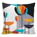 Ver imagem 4 de Kit 4 Capas de Almofadas Decorativas Moderno Abstrato 45x45cm C/zíper