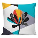 Ver imagem 6 de Kit 4 Capas de Almofadas Decorativas Moderno Abstrato 45x45cm C/zíper