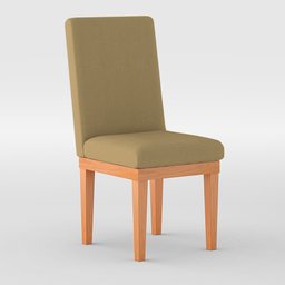 Cadeira de Jantar Reforçada Estofada - Balaqui Decor Cor:Capuccino - 1