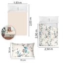 Ver imagem 5 de Jogo de Cama King Size 180 Fios Fiori - Bia I (7488-2)