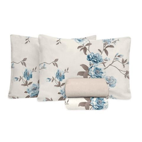 Jogo de Cama King Size 180 Fios Fiori - Bia I (7488-2)