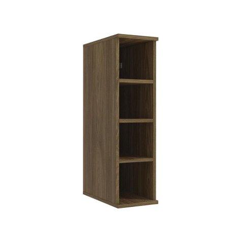 Aéreo de Cozinha Garrafeiro 20cm Linha Modulada Curve N642 Kappesberg - Nogueira