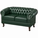 Ver imagem 2 de Namoradeira Chesterfield Duque 2 Lugares em Corano Verde