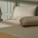 Ver imagem 1 de Jogo de Cama 3 Peças Acetinado Bordado Inglês Palha Lmpeter