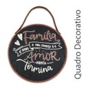 Ver imagem 5 de Quadro Decorativo Família em Madeira Pinus Tábua 28 X 28 Cm