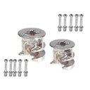 Ver imagem 1 de Kit C/ 500 Tambor Minifix 15X11 Natural P/15 Mm + 500 Pf. Minifix Du 259 Em Aço R. Sob.