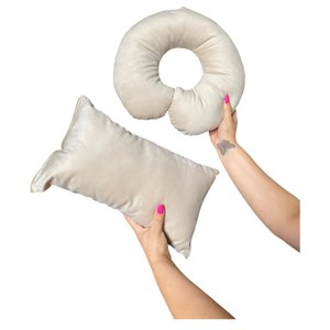Kit Almofadas 2/5 Veludo Pérola - In9 Decor
