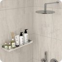 Ver imagem 2 de Porta Shampoo Inox Suporte Organizador Banheiro ELG