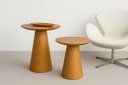 Ver imagem 1 de Conjunto Mesas Cone Lateral Laminada Madeira