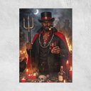 Ver imagem 2 de Placa Decorativa Exu Umbanda Religioso Enfeite de Parede