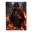 Ver imagem 1 de Placa Decorativa Exu Umbanda Religioso Enfeite de Parede