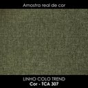 Ver imagem 3 de Poltrona Decorativa Malta Giratória Linho Color Trend Tca 307 88cm Milani Movelaria