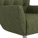 Ver mais imagens de Poltrona Decorativa Malta Giratória Linho Color Trend Tca 307 88cm Milani Movelaria