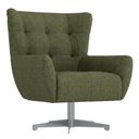 Ver imagem 1 de Poltrona Decorativa Malta Giratória Linho Color Trend Tca 307 88cm Milani Movelaria